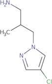 [3-(4-Chloro-1H-pyrazol-1-yl)-2-methylpropyl]amine