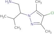 [2-(4-Chloro-3,5-dimethyl-1H-pyrazol-1-yl)-3-methylbutyl]amine