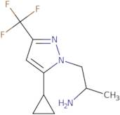 {2-[5-Cyclopropyl-3-(trifluoromethyl)-1H-pyrazol-1-yl]-1-methylethyl}amine