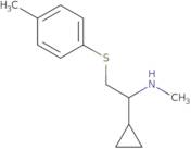 {1-Cyclopropyl-2-[(4-methylphenyl)thio]ethyl}methylamine