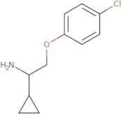 [2-(4-Chlorophenoxy)-1-cyclopropylethyl]amine