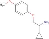 [1-Cyclopropyl-2-(4-methoxyphenoxy)ethyl]amine