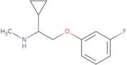 [1-Cyclopropyl-2-(3-fluorophenoxy)ethyl]methylamine