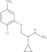 [2-(2-Chloro-5-methylphenoxy)-1-cyclopropylethyl]methylamine