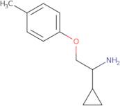 [1-Cyclopropyl-2-(4-methylphenoxy)ethyl]amine