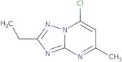 7-Chloro-2-ethyl-5-methyl[1,2,4]triazolo[1,5-a]pyrimidine