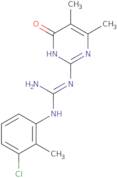 N-(3-Chloro-2-methylphenyl)-N'-(4,5-dimethyl-6-oxo-1,6-dihydropyrimidin-2-yl)guanidine