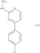 4-(4-Chlorophenyl)-2-hydrazinopyrimidine hydrochloride