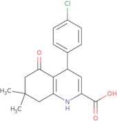 4-(4-Chlorophenyl)-7,7-dimethyl-5-oxo-1,4,5,6,7,8-hexahydroquinoline-2-carboxylic acid