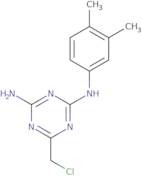 6-(Chloromethyl)-N-(3,4-dimethylphenyl)-1,3,5-triazine-2,4-diamine