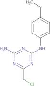 6-(Chloromethyl)-N-(4-ethylphenyl)-1,3,5-triazine-2,4-diamine