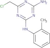6-(Chloromethyl)-N-(2-methylphenyl)-1,3,5-triazine-2,4-diamine