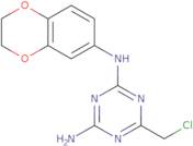 6-(Chloromethyl)-N-(2,3-dihydro-1,4-benzodioxin-6-yl)-1,3,5-triazine-2,4-diamine