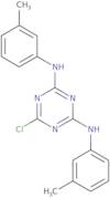 6-Chloro-N,N'-bis(3-methylphenyl)-1,3,5-triazine-2,4-diamine