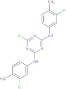 6-Chloro-N,N'-bis(3-chloro-4-methylphenyl)-1,3,5-triazine-2,4-diamine