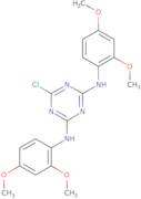 6-Chloro-N,N'-bis(2,4-dimethoxyphenyl)-1,3,5-triazine-2,4-diamine