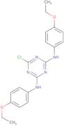 6-Chloro-N,N'-bis(4-ethoxyphenyl)-1,3,5-triazine-2,4-diamine