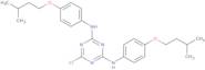 6-Chloro-N,N'-bis[4-(3-methylbutoxy)phenyl]-1,3,5-triazine-2,4-diamine