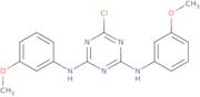6-Chloro-N,N'-bis(3-methoxyphenyl)-1,3,5-triazine-2,4-diamine