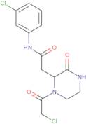 2-[1-(Chloroacetyl)-3-oxopiperazin-2-yl]-N-(3-chlorophenyl)acetamide