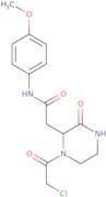 2-[1-(Chloroacetyl)-3-oxopiperazin-2-yl]-N-(4-methoxyphenyl)acetamide