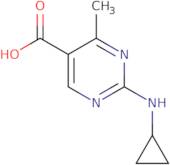 2-(Cyclopropylamino)-4-methylpyrimidine-5-carboxylic acid