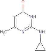 2-(Cyclopropylamino)-6-methylpyrimidin-4(3H)-one