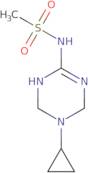 N-(5-Cyclopropyl-1,4,5,6-tetrahydro-1,3,5-triazin-2-yl)methanesulfonamide