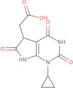 (1-Cyclopropyl-2,4,6-trioxo-2,3,4,5,6,7-hexahydro-1H-pyrrolo[2,3-d]pyrimidin-5-yl)acetic acid