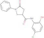 N-(5-Chloro-2-hydroxyphenyl)-5-oxo-1-phenylpyrrolidine-3-carboxamide