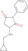 3-[(Cyclopropylmethyl)amino]-1-phenylpyrrolidine-2,5-dione