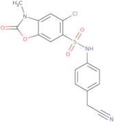 5-Chloro-N-[4-(cyanomethyl)phenyl]-3-methyl-2-oxo-2,3-dihydro-1,3-benzoxazole-6-sulfonamide