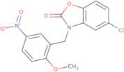 5-Chloro-3-(2-methoxy-5-nitrobenzyl)-1,3-benzoxazol-2(3H)-one