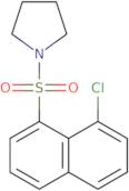 1-[(8-Chloro-1-naphthyl)sulfonyl]pyrrolidine