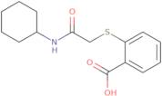 2-{[2-(Cyclohexylamino)-2-oxoethyl]thio}benzoic acid