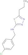 N-(4-Chlorobenzyl)-5-propyl-1,3,4-thiadiazol-2-amine