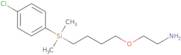 (2-{4-[(4-Chlorophenyl)(dimethyl)silyl]butoxy}ethyl)amine