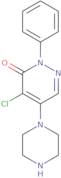 4-Chloro-2-phenyl-5-piperazin-1-ylpyridazin-3(2H)-one