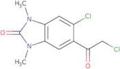 5-Chloro-6-(chloroacetyl)-1,3-dimethyl-1,3-dihydro-2H-benzimidazol-2-one