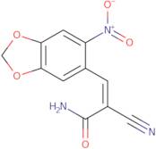 (2Z)-2-Cyano-3-(6-nitro-1,3-benzodioxol-5-yl)acrylamide