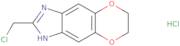 2-(Chloromethyl)-6,7-dihydro-1H-[1,4]dioxino[2,3-f]benzimidazole hydrochloride