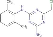 6-(Chloromethyl)-N-(2,6-dimethylphenyl)-1,3,5-triazine-2,4-diamine