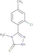 5-(2-Chloro-4-methylphenyl)-4-methyl-4H-1,2,4-triazole-3-thiol