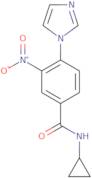 N-Cyclopropyl-4-(1H-imidazol-1-yl)-3-nitrobenzamide