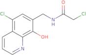 2-Chloro-N-[(5-chloro-8-hydroxyquinolin-7-yl)methyl]acetamide