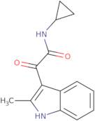N-Cyclopropyl-2-(2-methyl-1H-indol-3-yl)-2-oxoacetamide