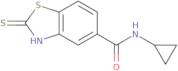 N-Cyclopropyl-2-mercapto-1,3-benzothiazole-5-carboxamide