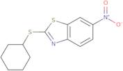 2-(Cyclohexylthio)-6-nitro-1,3-benzothiazole