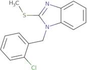 1-(2-Chlorobenzyl)-2-(methylthio)-1H-benzimidazole