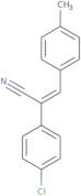 (2Z)-2-(4-Chlorophenyl)-3-(4-methylphenyl)acrylonitrile